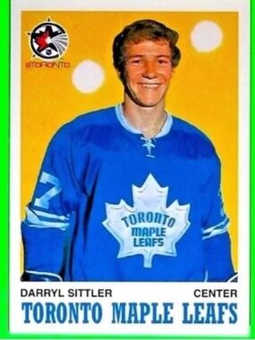 Darryl Sittler 2000 Topps Promo Toronto Maple Leafs Rookie RC Hockey Card
